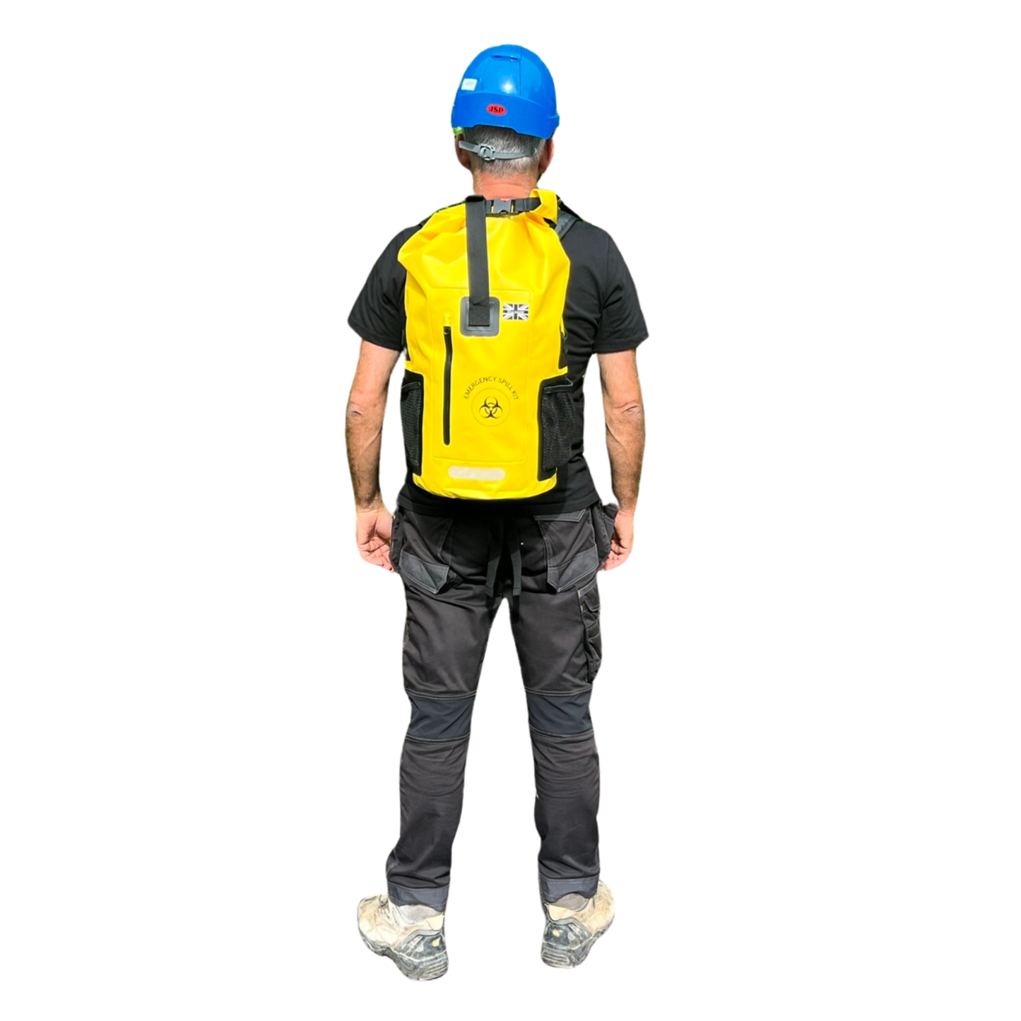 30L PVC Waterproof Backpack Style Emergency Spill Kit Storage Bag