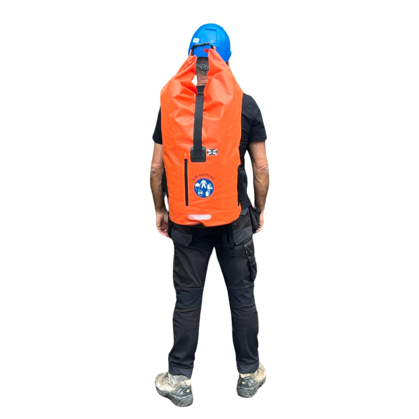 80L PVC Waterproof Backpack Style Safety Kit Storage Bag