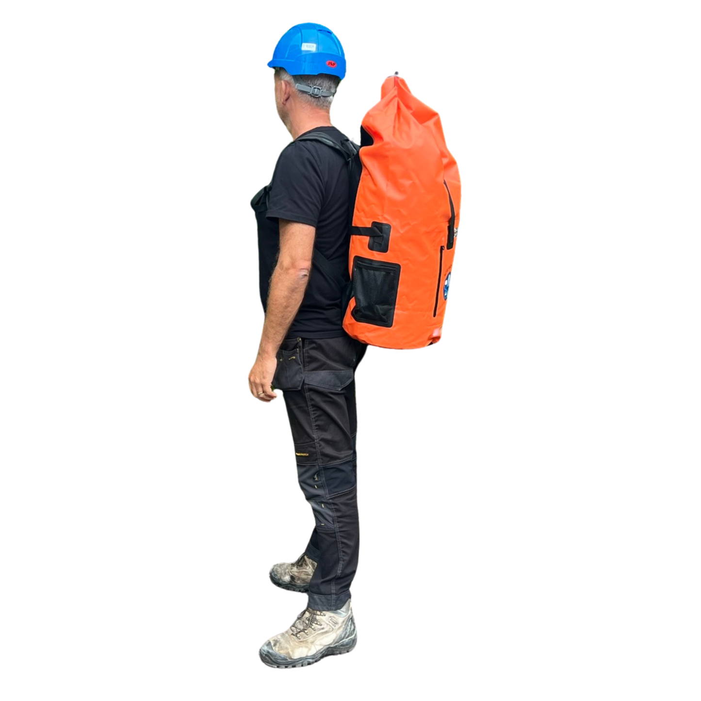 80L PVC Waterproof Backpack Style Safety Kit Storage Bag