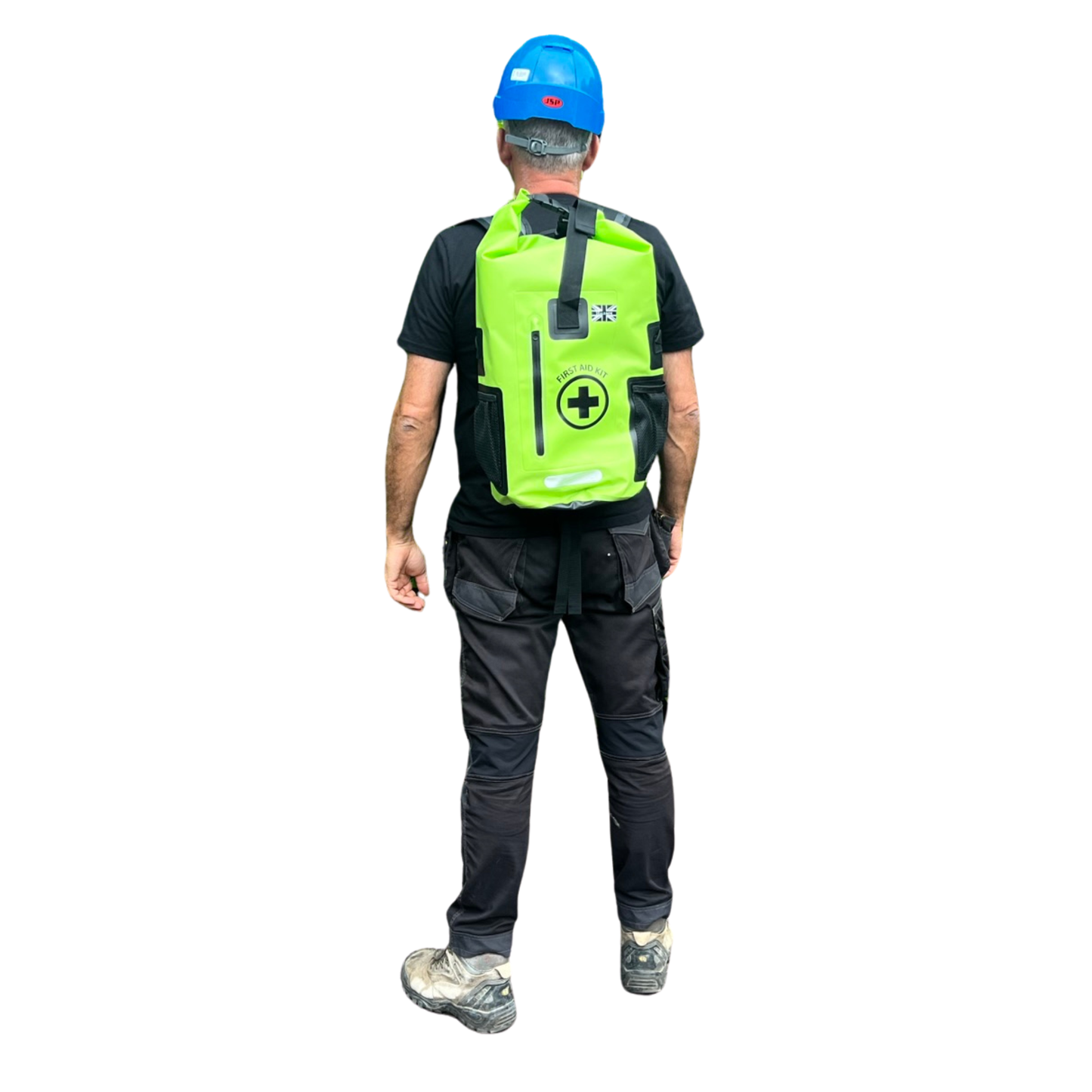 30L PVC Waterproof Backpack Style First Aid Kit Storage Bag