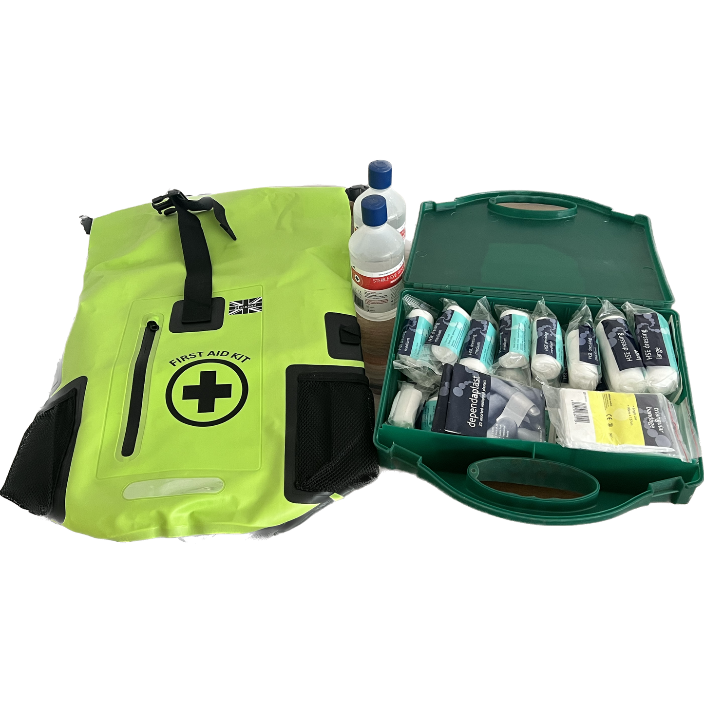 30L PVC Waterproof Backpack Style First Aid Kit Storage Bag