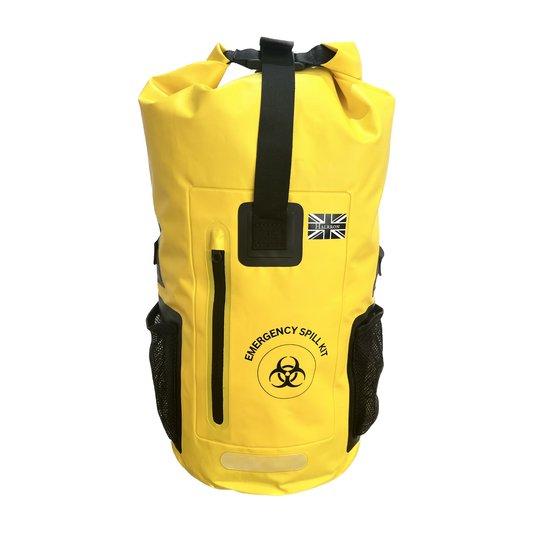30L PVC Waterproof Backpack Style Emergency Spill Kit Storage Bag