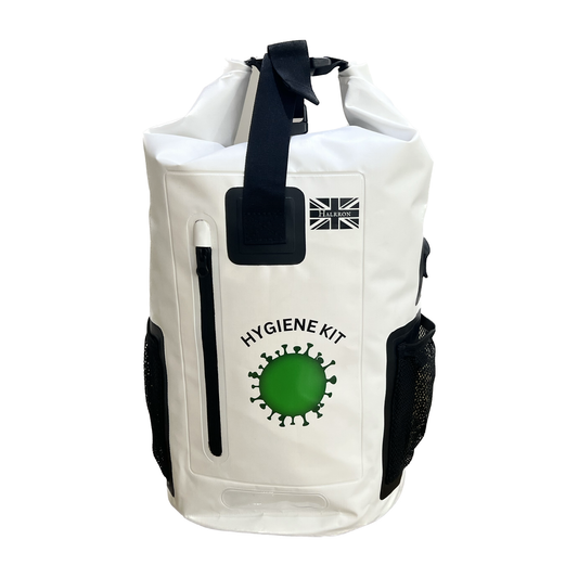 30L PVC Waterproof Backpack Style Hygiene Kit Storage Bag